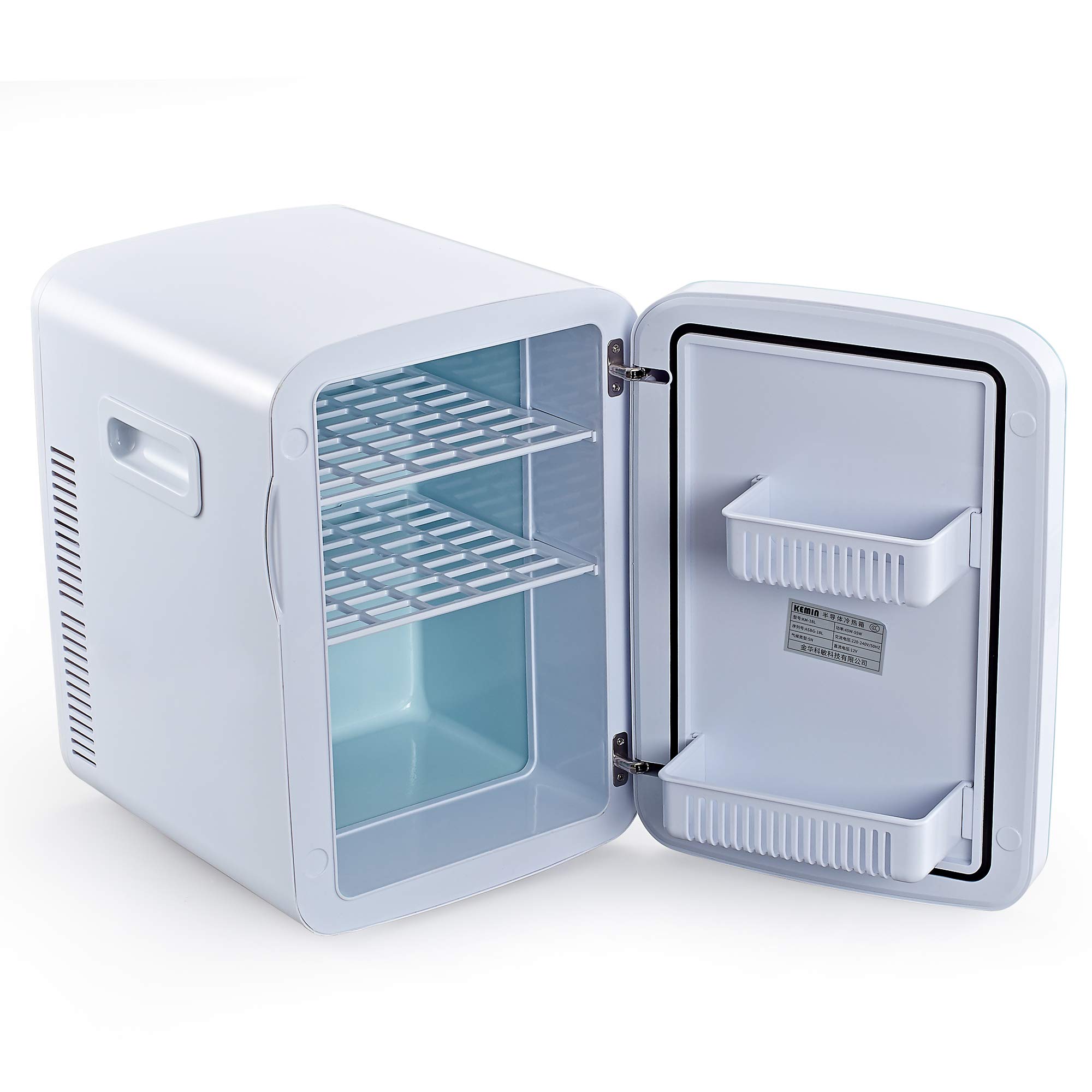CROWNFUL Mini Fridge, 10 Liter/12 Can Portable Cooler and Warmer Personal Refrigerator for