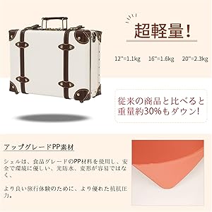 Amazon.co.jp: [urecity] ヴィンテージ＆キュート 機内持ち込み用