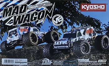 Amazon.co.jp: 京商 マッドワゴンVE 1/10 4WD モンスタートラック RTR