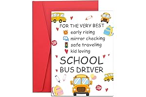 Gratitude Bus Driver Thank You Card