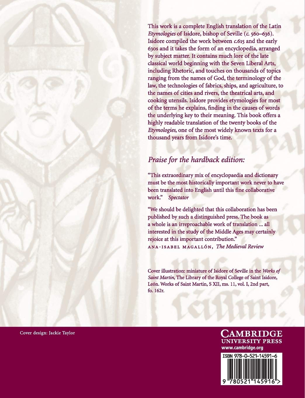 The Etymologies of Isidore of Seville