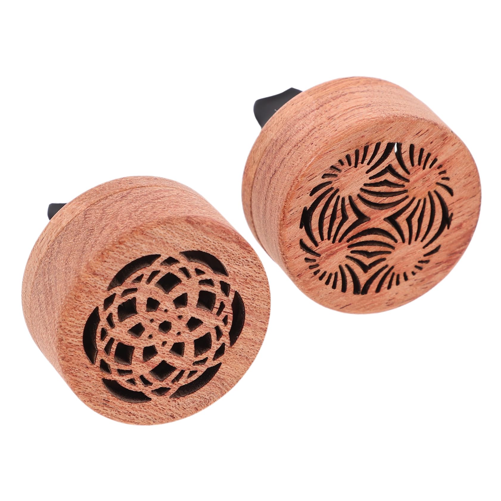 ULTECHNOVO 5sets Auto Vent Clip Holz Material Diffusor Vent Clips Für Luft Reinigung 2 Stücke * 5