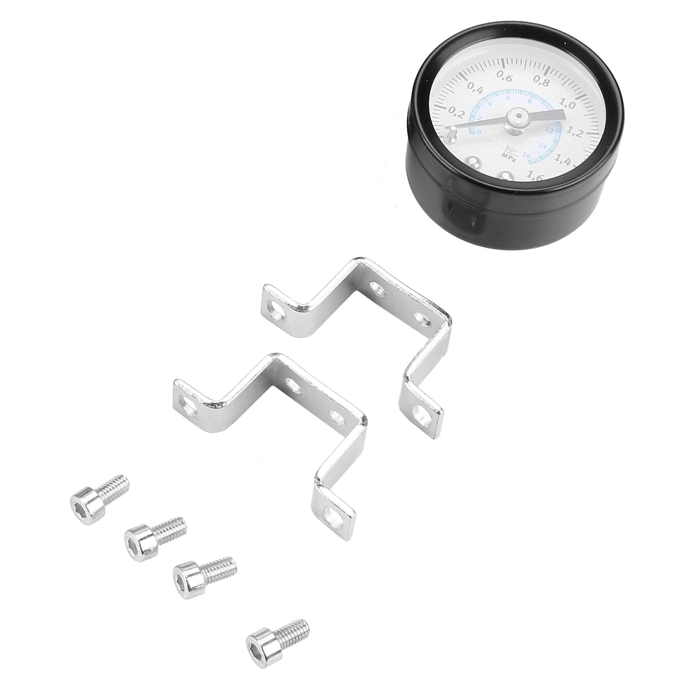 Druckluftregler,FRC-MINI-1/4 Luftstrom Prozessor Druckluftregelventil FRC-MINI-1/4 Druckluftreglers ?lnebel-Dreifachst¨¹ck mit Barometer/Fixierer/Befestigungsschrauben,Gute Abdichtung