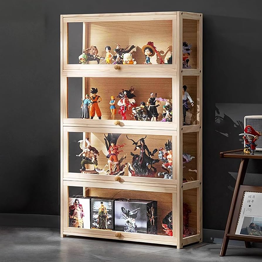 新品未使用　12900円　天然木コレクションケース　ナカバヤシ　フィギュア収納 コレクションケース プラス／ナチュラル木目 | その他 | ホーム