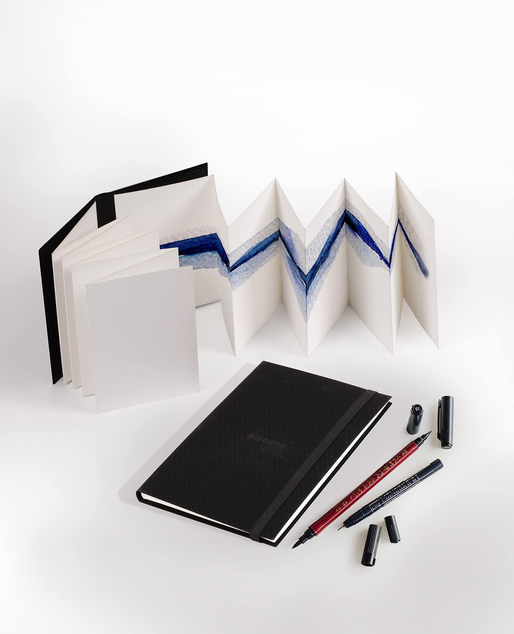 Rhodia 116152C, Rhodia Touch Watercolor Book, 100% fine grain cotton paper 300g, A6 portrait - Image 3