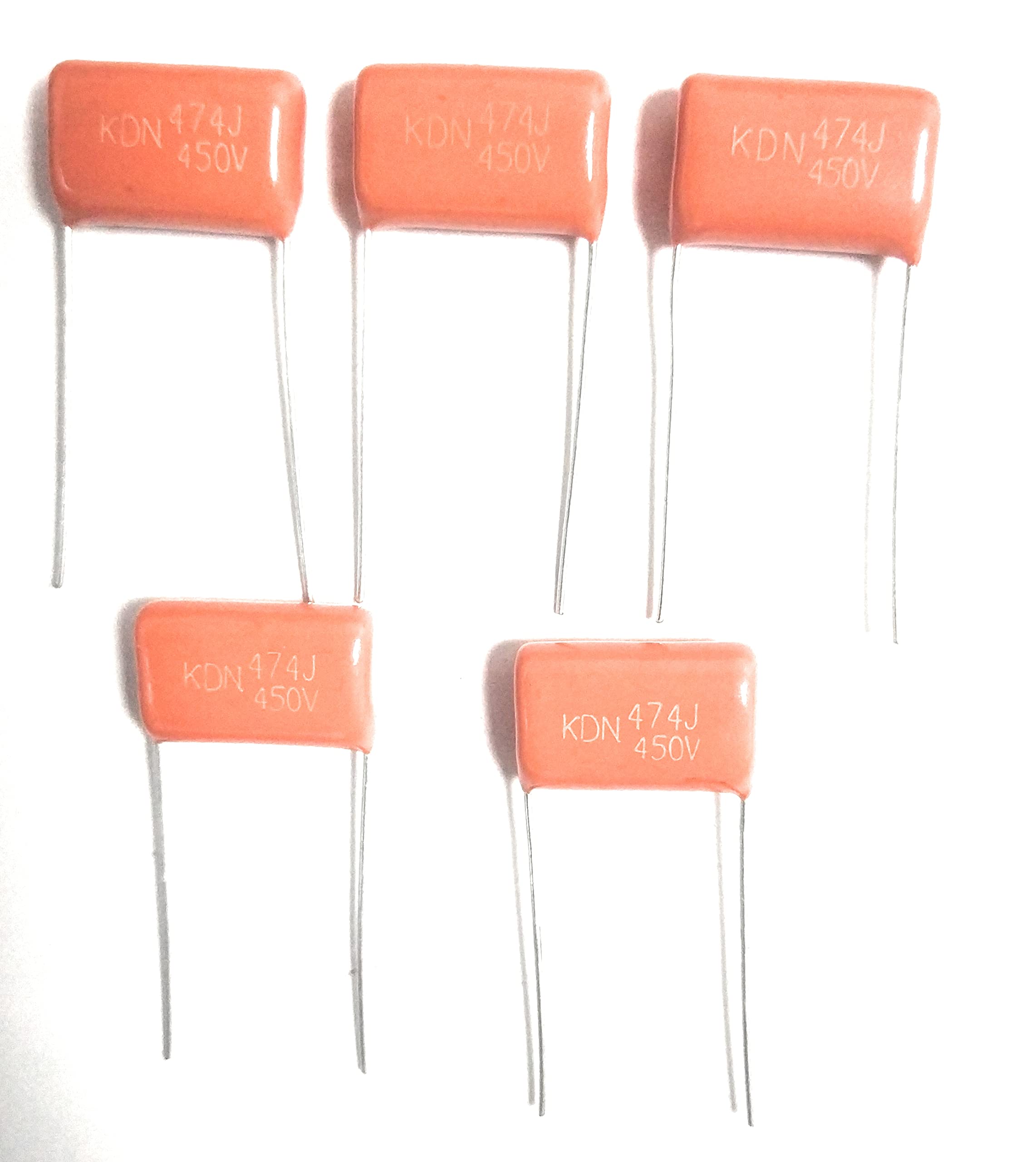 Moonlex 474J 450V Polypropylene (Polyester) Film Capacitor 470nF, 0.47uf (474J) 15mm pitch tolerance 5% (Pack of 10) (B0D8F6P4XM) Amazon Price History, Amazon Price Tracker