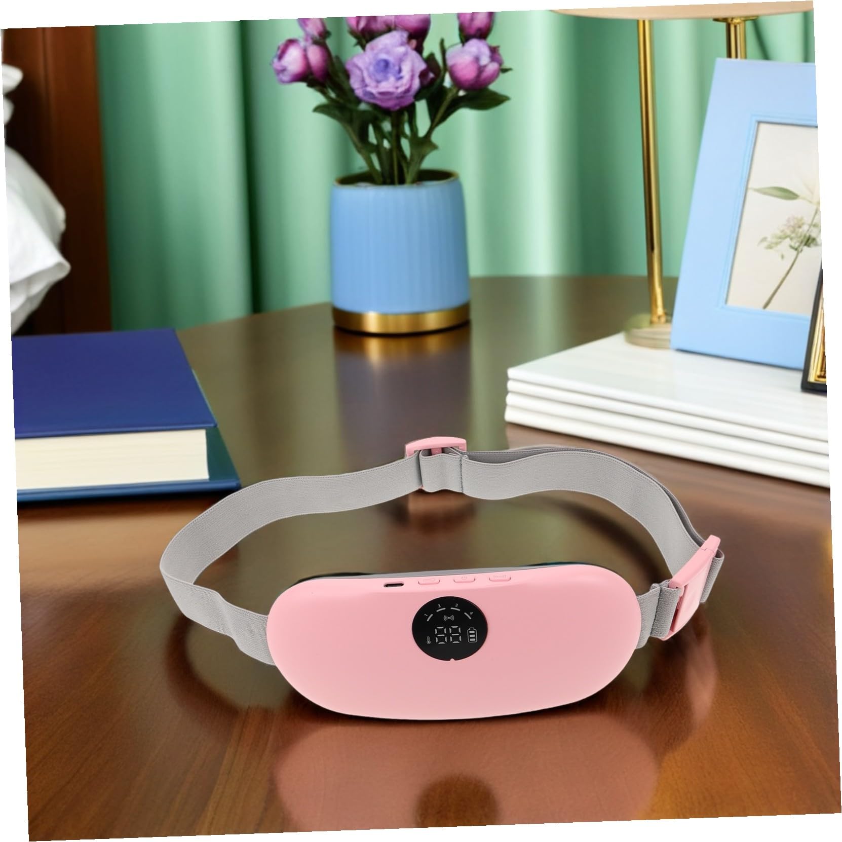 ibasenice Cinturón De Cintura Con Almohadilla Térmica Para Niñas Cinturón De Cintura Con Para La Menstruación Almohadillas Térmicas Para Cólicos