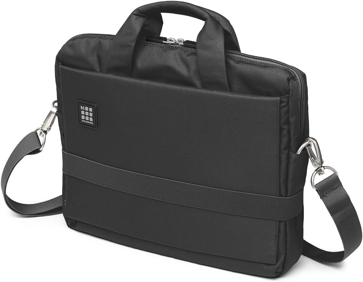 Laptop e iPad fino a 13 Colore Grigio Ardesia Tablet Dimensioni 35 x 9.5 x  27 cm Notebook Moleskine ID Collection Borsa a Tracolla Orizzontale Device  Bag per Pc Borse per PC