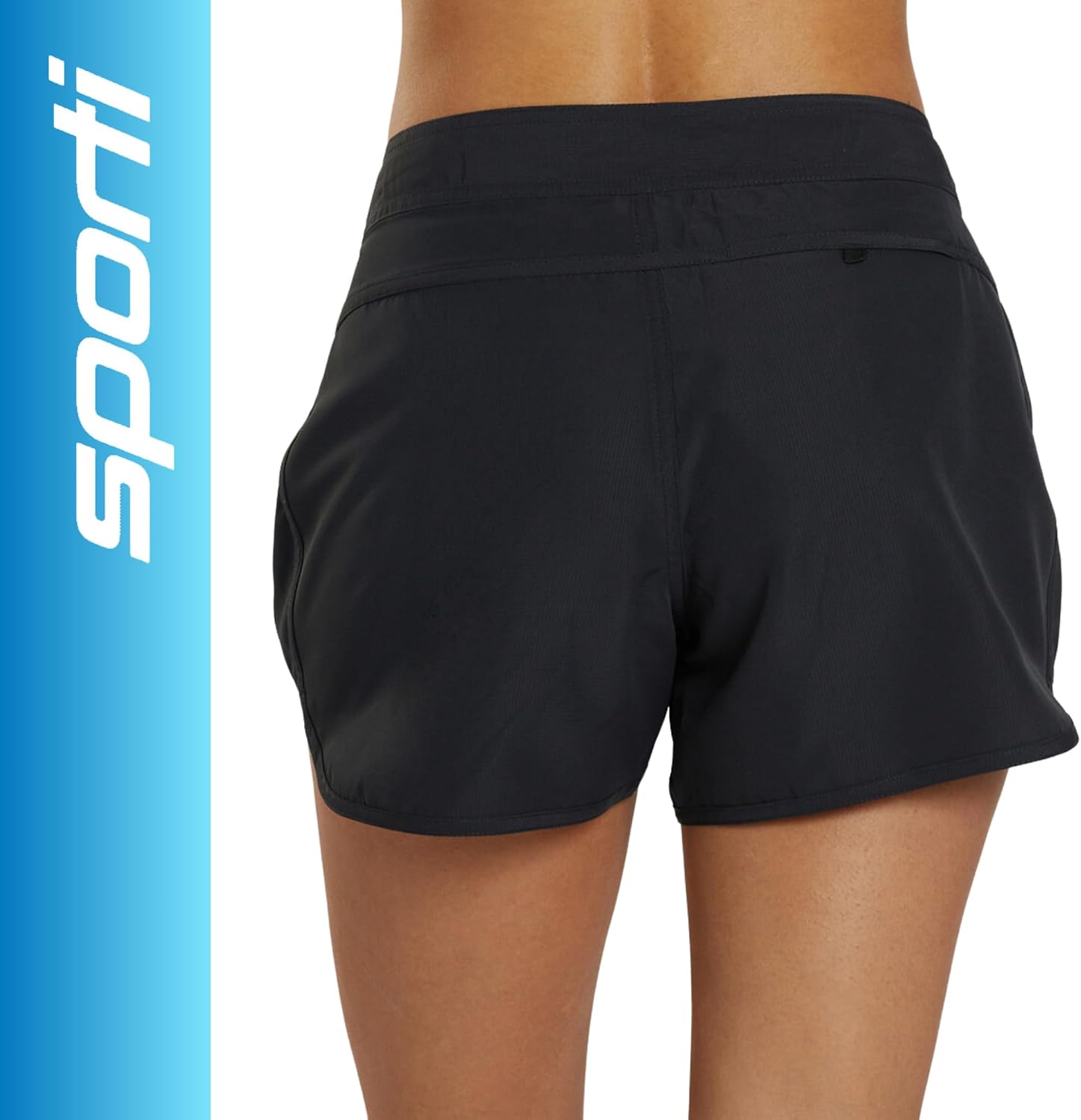 Sporti Womens Board Shorts - Swimming Shorts for Girl - Quick Dry Bathing Suit Bottom for Women