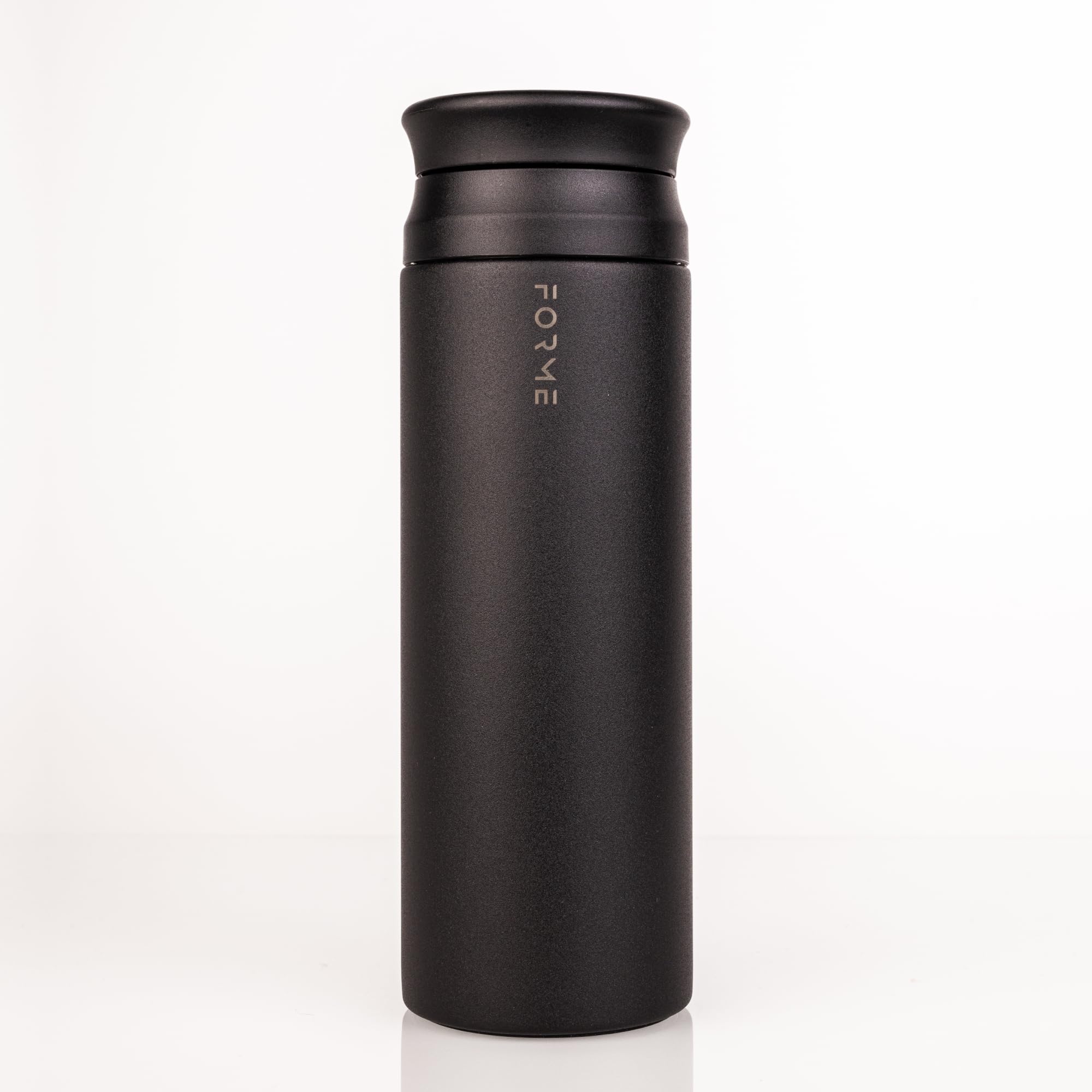 FORME Shaker - Coctelera de proteínas de acero inoxidable de 700 ml, doble pared aislada al vacío, bebidas frías y calientes, agitador silencioso, a prueba de fugas, se adapta a portavasos, sin