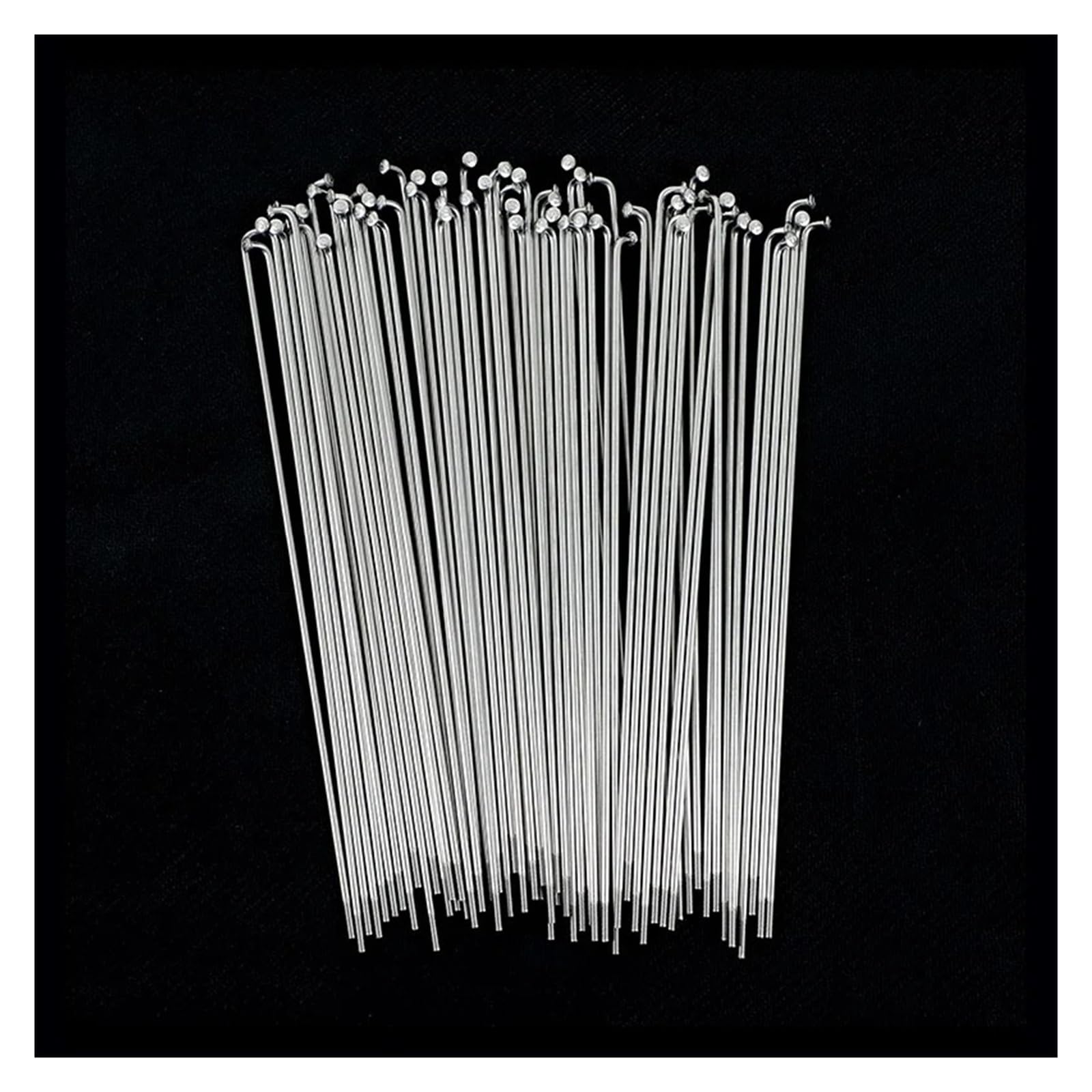 Raggi per bicicletta in acciaio inox argentato, 40 pezzi, 14 G, 181 mm-230 mm, con nippli in ottone, kit di riparazione di ricambio (220 mm)