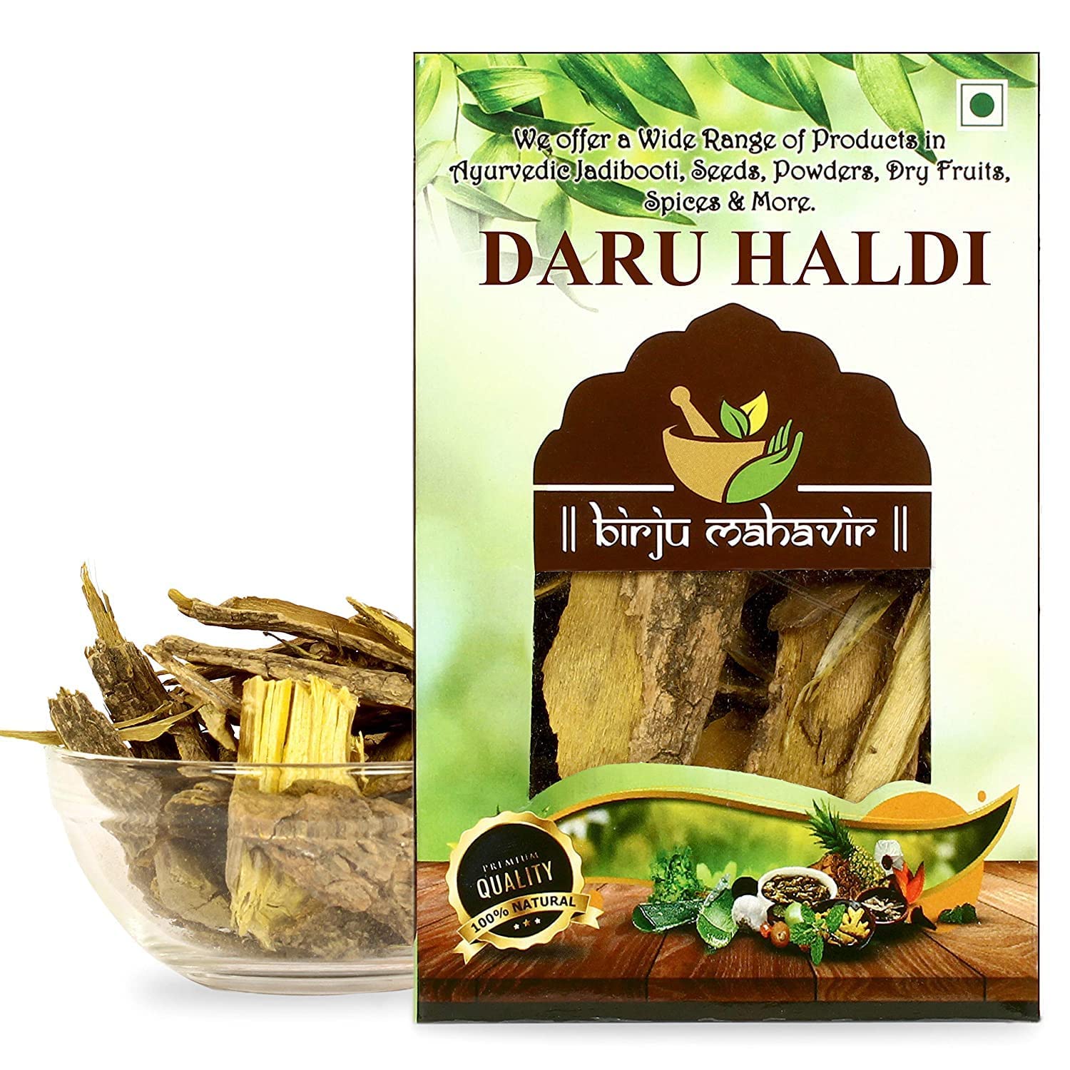 Birju Mahavir 100 GR DARU HALDI - Indian BERBERI - BERBERIS ARISTATA