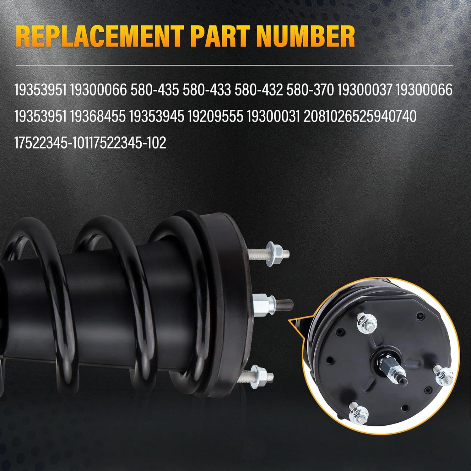 Front Shocks Pair Rear Magnetic Ride Control Shock Strut Assembly For ...
