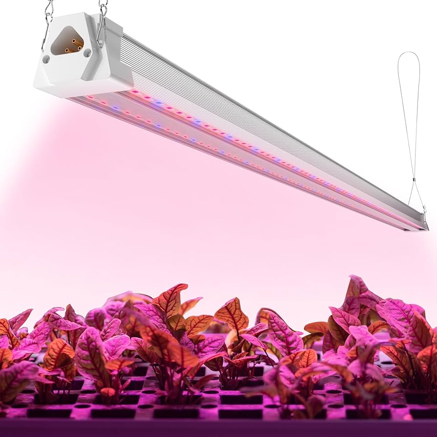 GF GROW LEDライト 4灯 本体　2台 Toggled 2-Light 4-ft Grow Light Fixture w/ LED tubes - 32