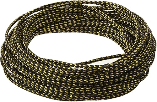 Miniatura 5 de Bettomshin 1 funda de organización de cables de 32.8 pies (32.8 ft), 1/8 pulgadas de ancho, protector de cable PET negro y dorado, tubo de telar