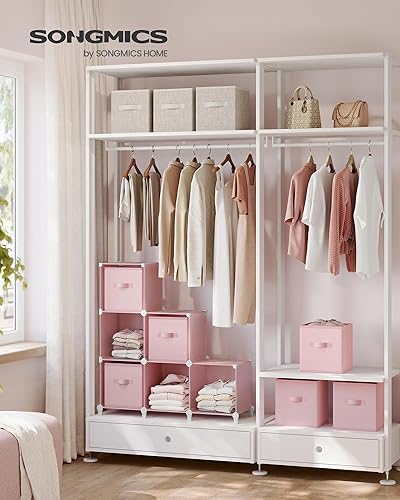 Miniatura 2 de SONGMICS Organizador de almacenamiento con cajas de almacenamiento, organizador de 6 cubos, 6 contenedores plegables de tela no tejida,