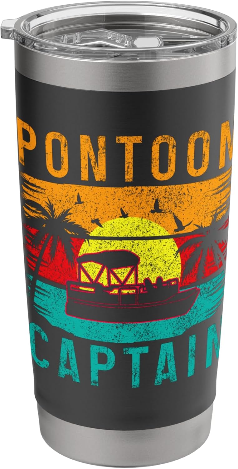 Pontoon Captain Stainless Steel Insulated Tumbler