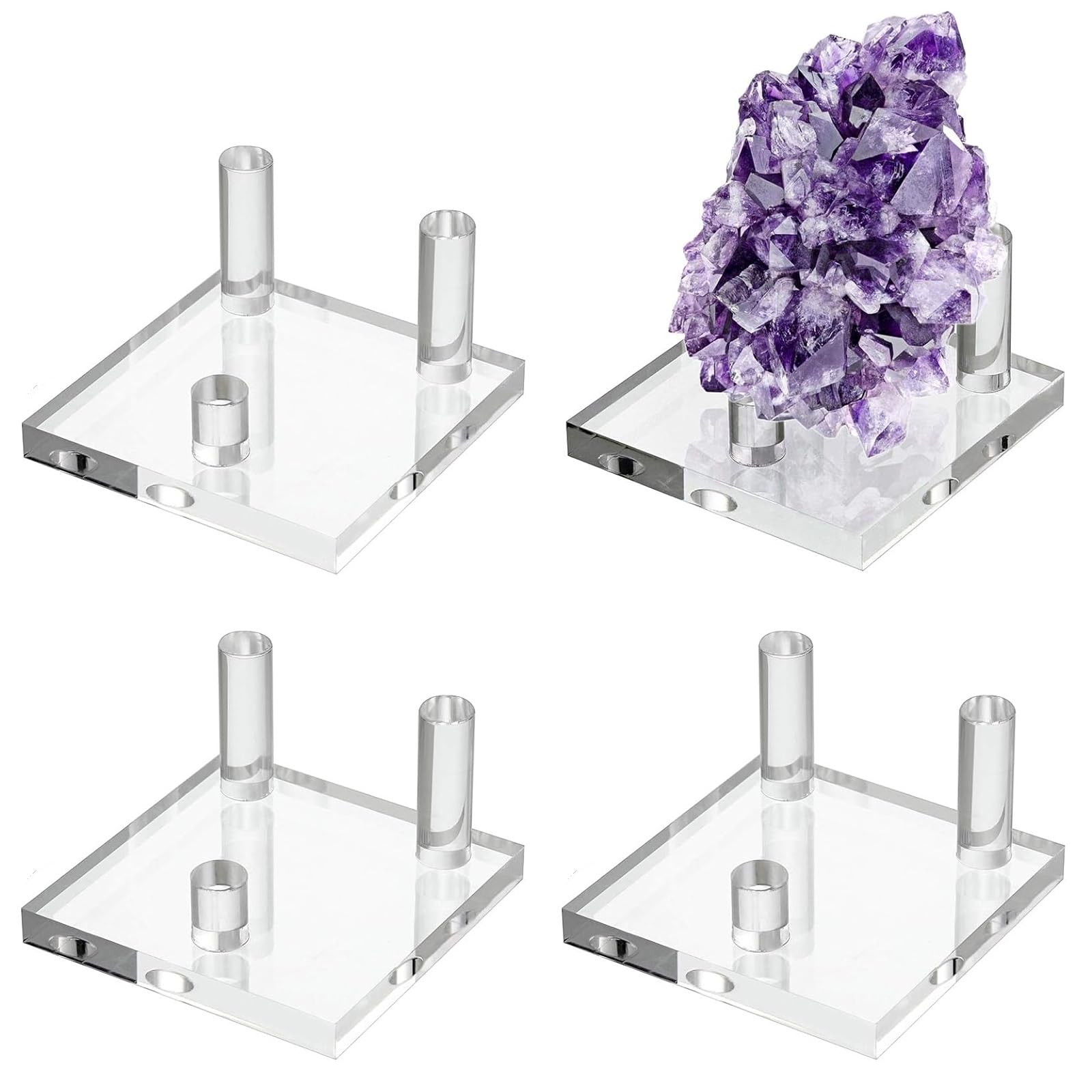 鉱石輝く!透明アクリル展示スタンドで魅せるコレクション