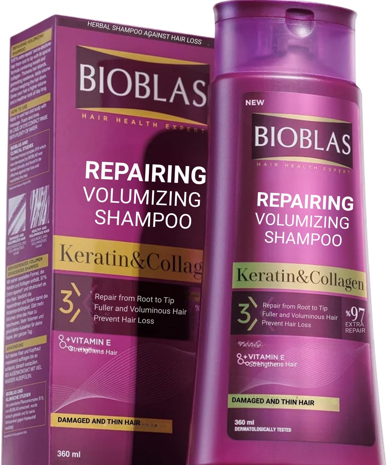 Bioblas Anti Hair Loss CollagenKeratin Shampoo