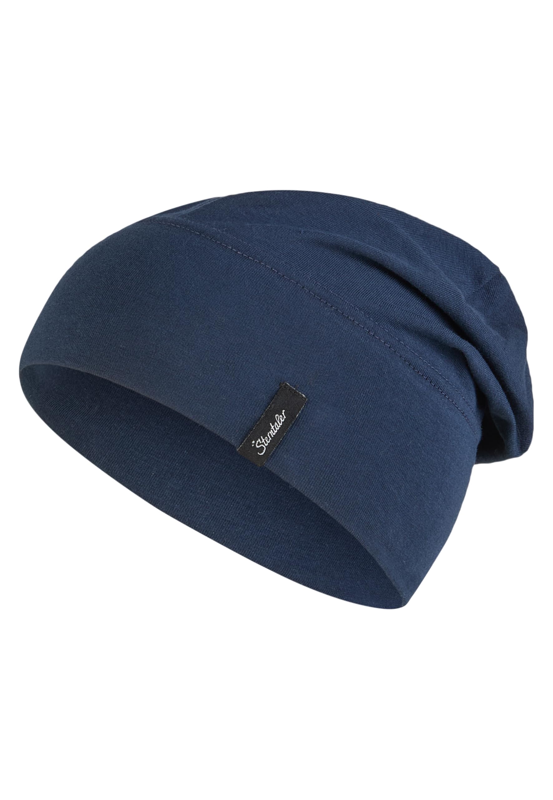 Sterntaler OCS Beanie Uni - Baby Beanie Mütze aus Singlejersey (Bio) - Jungen Kopfbedeckung mit Umschlag und Ohrenklappen - Baby und Kinder Übergangsmütze zum Binden - ab Geburt