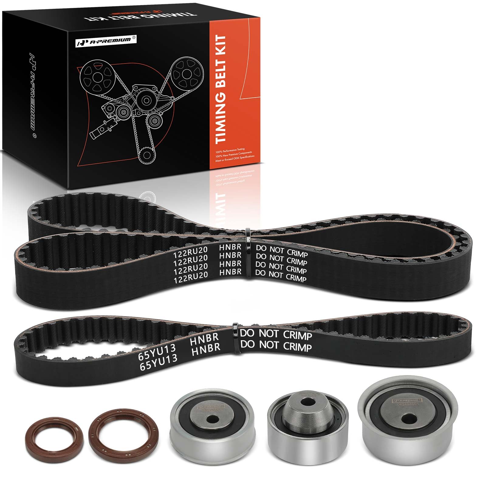 DNJ TB162 Timing Belt Fits Cars & Trucks 04-07 Mitsubishi Eclipse Galant 2 4l L4 Sohc 16v
