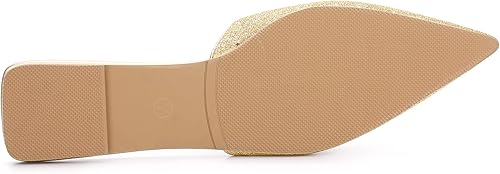 Vista 6 de Allegra K Tacones con purpurina para mujer, M