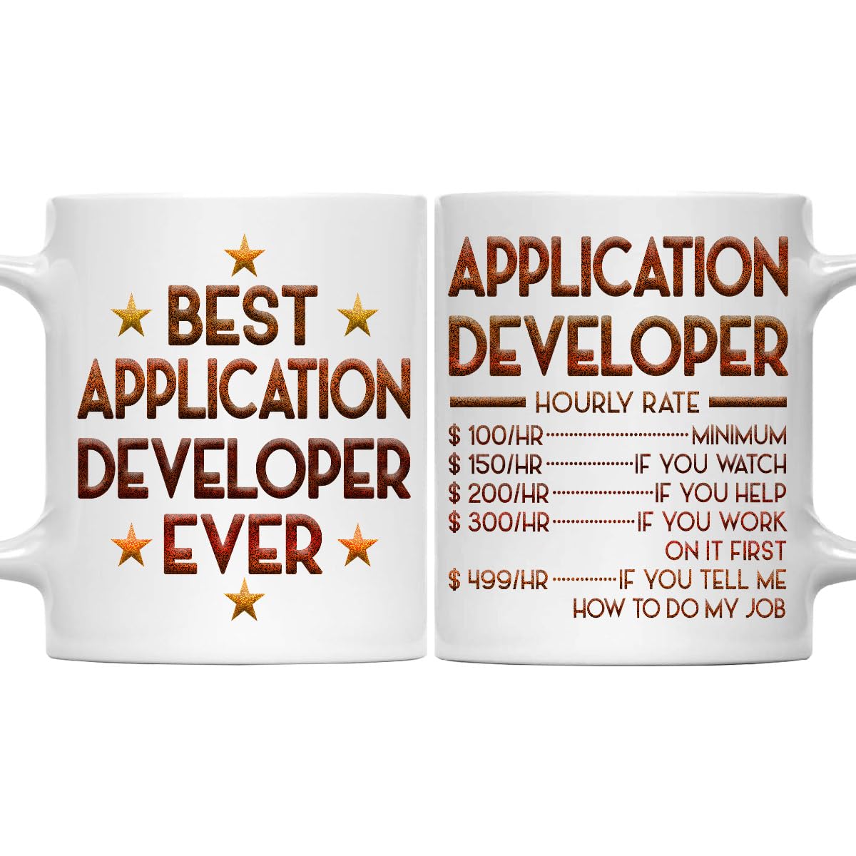 Application Developer Mug Best Application Developer Ever Gift 11oz White Ceramic Coffee Mug for Office Work Friends Coworkers Birthday Thanksgiving Christmas Gift for Application Developer