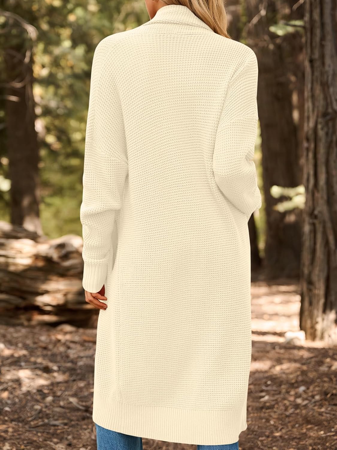 LILLUSORY Long Cardigan Sweaters for Women Fall Trendy Oversized Open Front Winter Coat