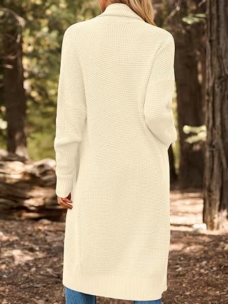 LILLUSORY Long Cardigan Sweaters Women Fall Oversized Coat