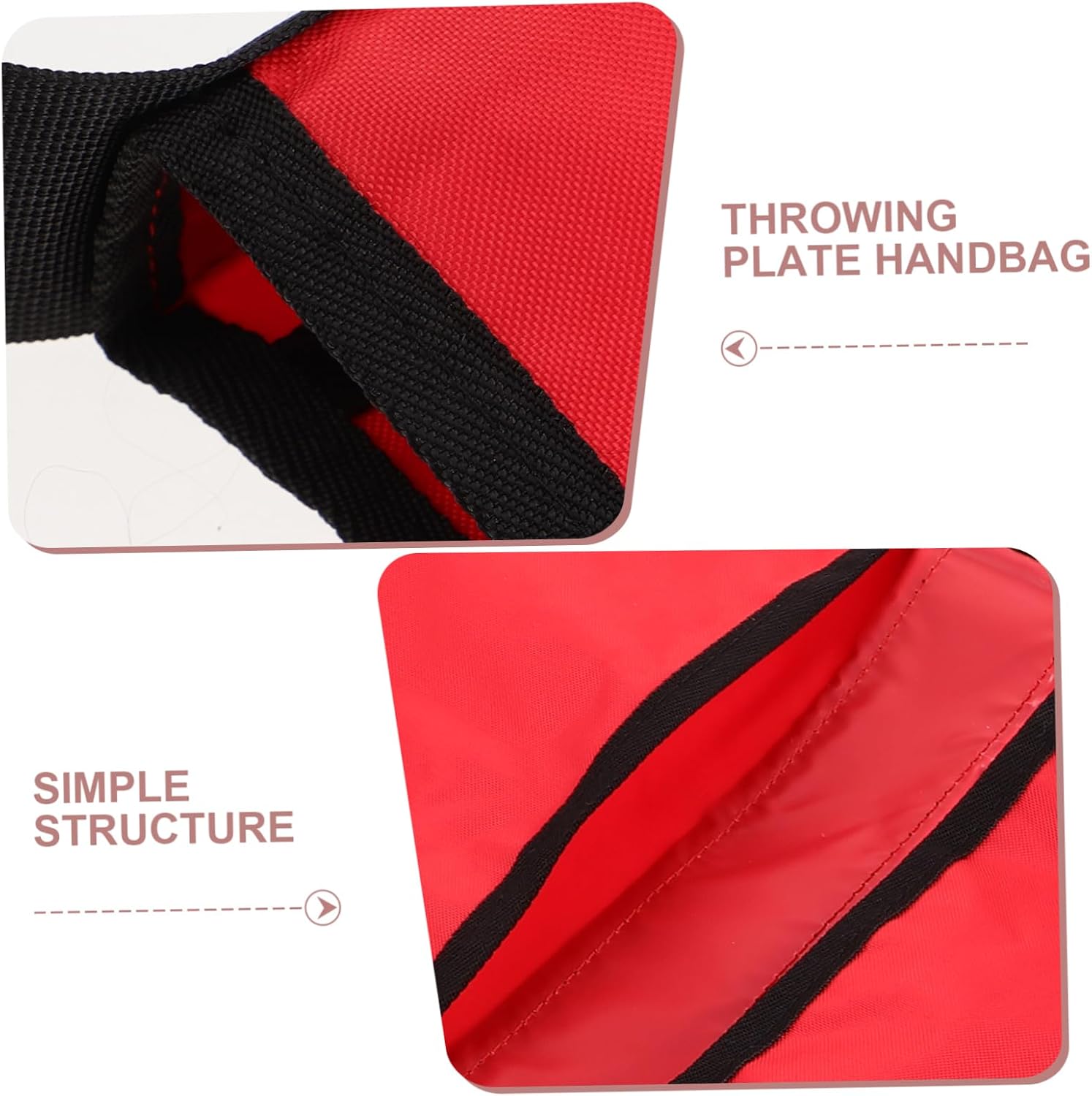 Toddmomy Shot Put Carrying Bag Discus Equipment Organizer Bag Large Capacity Discus Storage Case for Athletes Rainproof Material Shoulder Handle