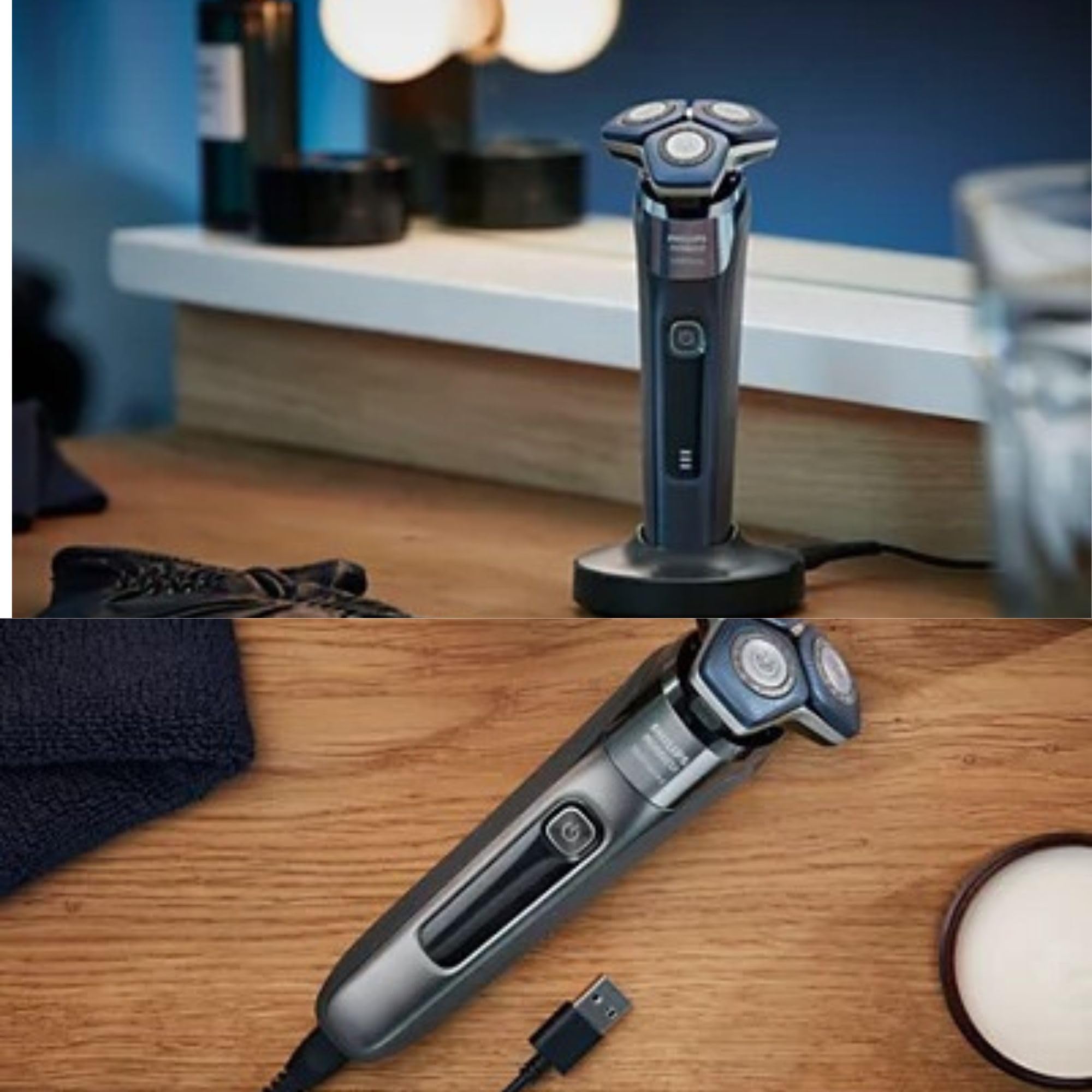 Amazon.com: Philips Rechargeable Wet/Dry Electric Shaver with