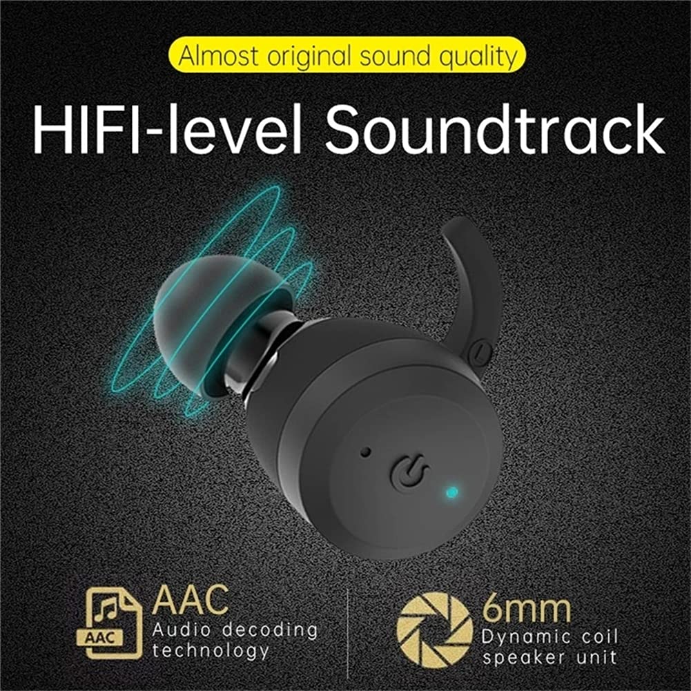 Cuffie Bluetooth con Microfono, Cuffie Wireless con Riduzione del Rumore, IPX7 Impermeabile, Auricolari Stereo Hi-Fi, per L'allenamento in Palestra,Rosa