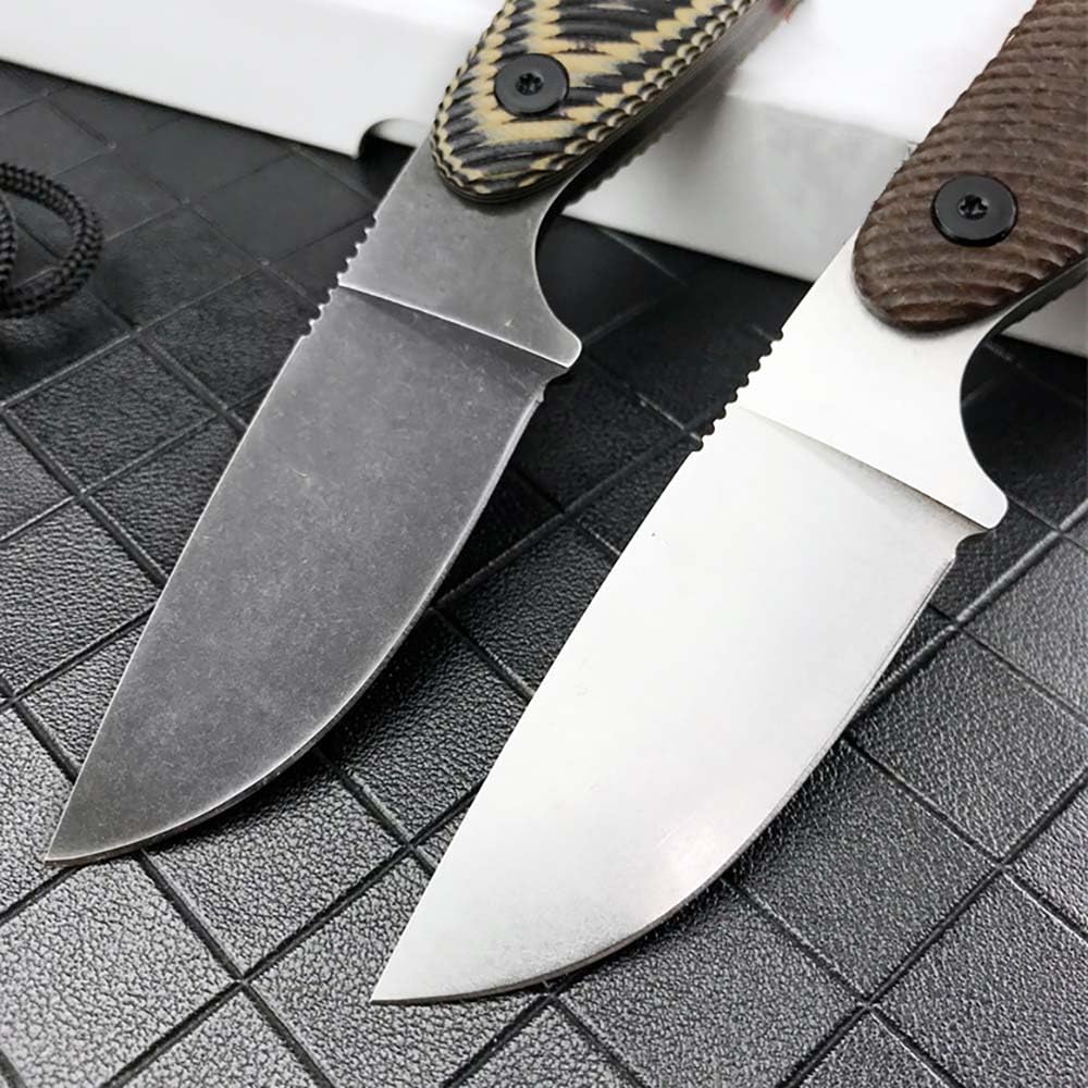 Kleine handliche werkzeug stahl messer scharf rutschfest Robust Abriebfest Tragbare Camping outdoormesser edc Festes Gegen Full Tang messer Jagdmesser Feststehende klinge tanto D2 gürtelmesser Scheide