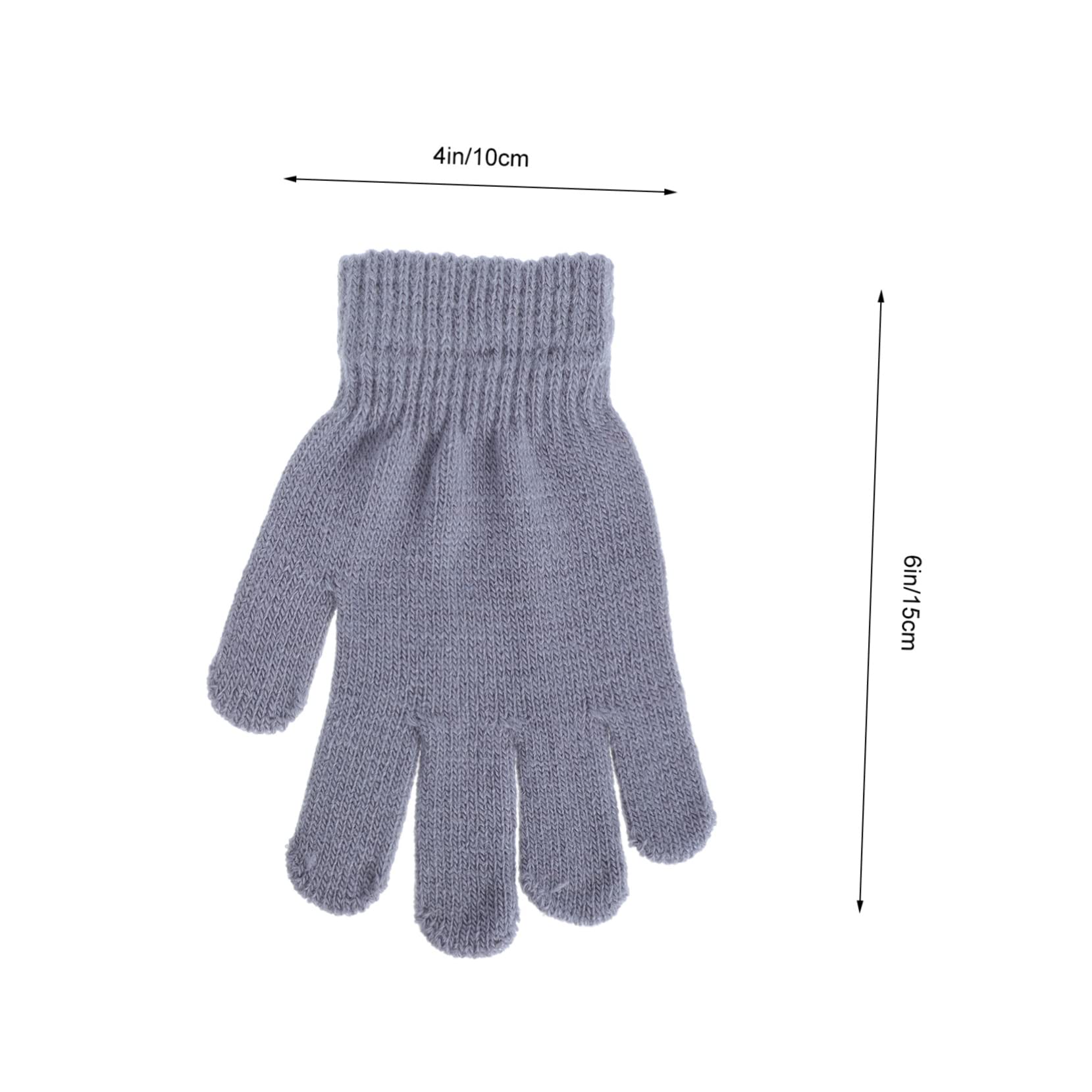 TOVINANNA Fashion Winter Full Finger Gloves for Boys and Girls Soft Warm Toddler Snow Gloves