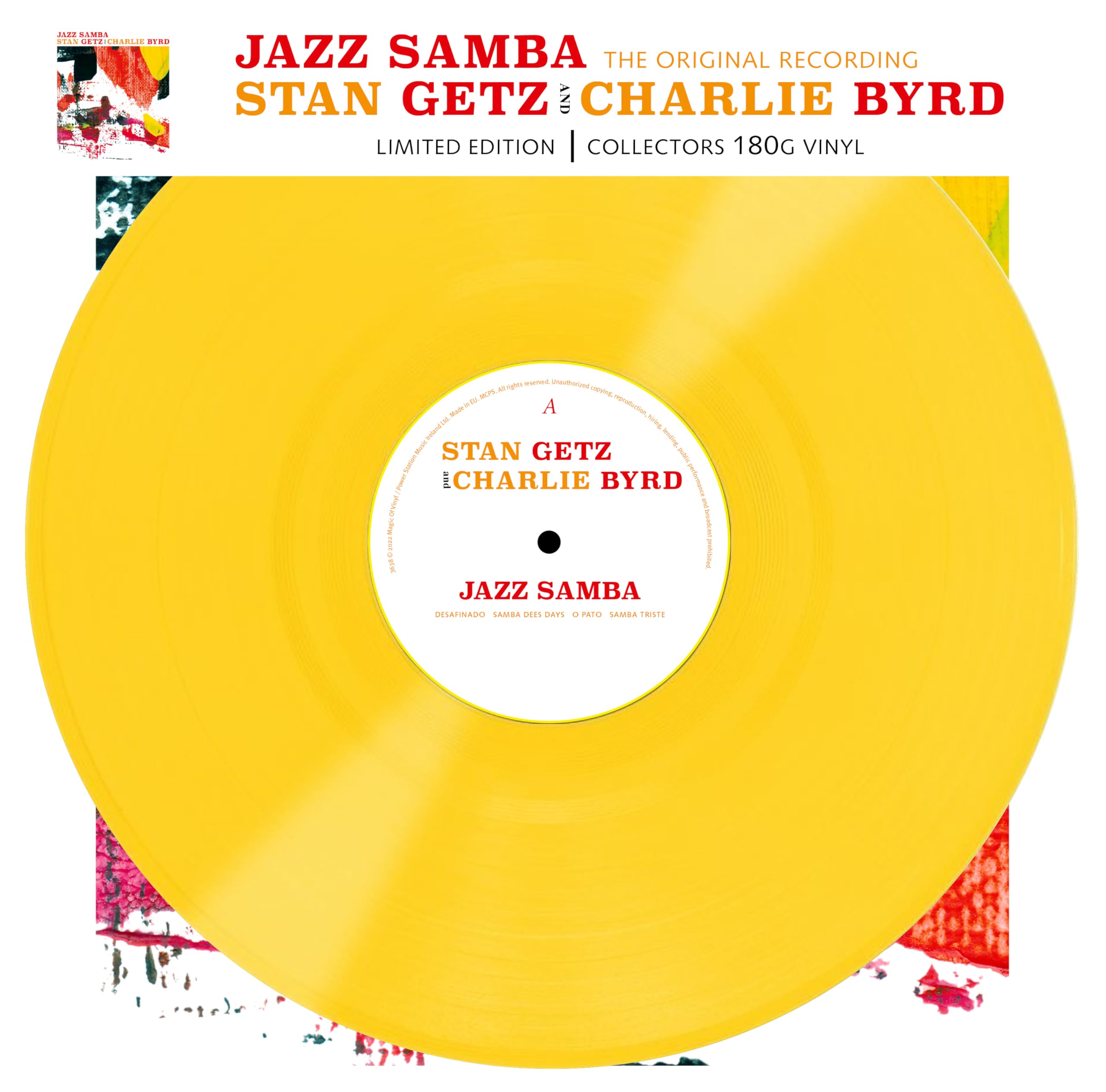 Stan Getz & Charlie Byrd - Jazz Samba (The Orignal Recording) - Limitiert - 180gr. gelb