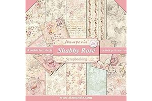 Stamperia Intl Double-Sided Paper Pad-Shabby Rose
