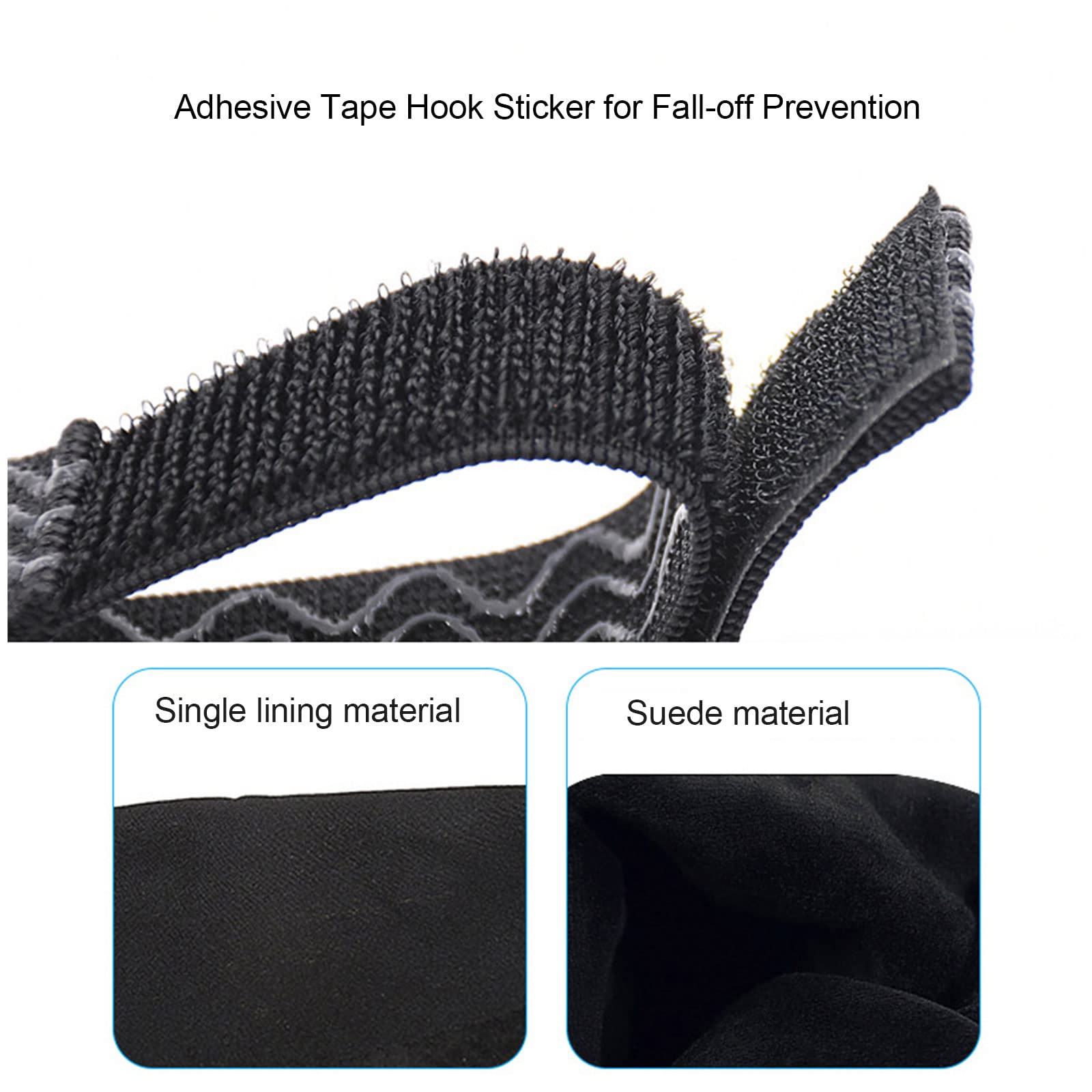 Cinghie Antiscivolo Per Stivali - 1 Paio Con 30 Adesivi | Regolabili, Invisibili, Anti-caduta - Foto 4