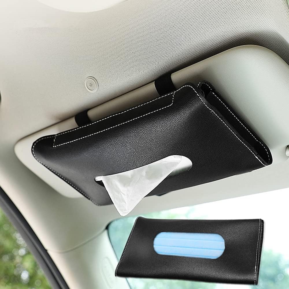 CACUINA Car Tissue Holder，Visor Mask Holder for Car Hanging