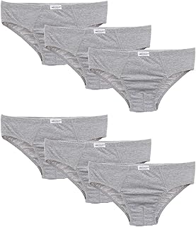 Kit 6 Cuecas Slip Algodão Mechler Monocor