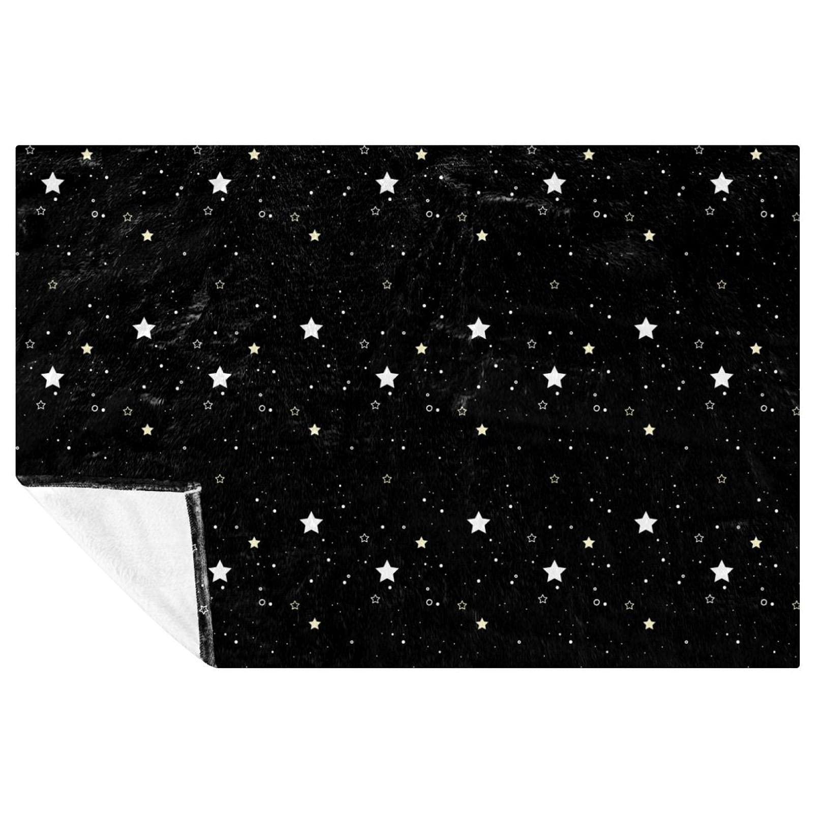 Couverture galaxie contre le froid plaid léger pour lit et camping