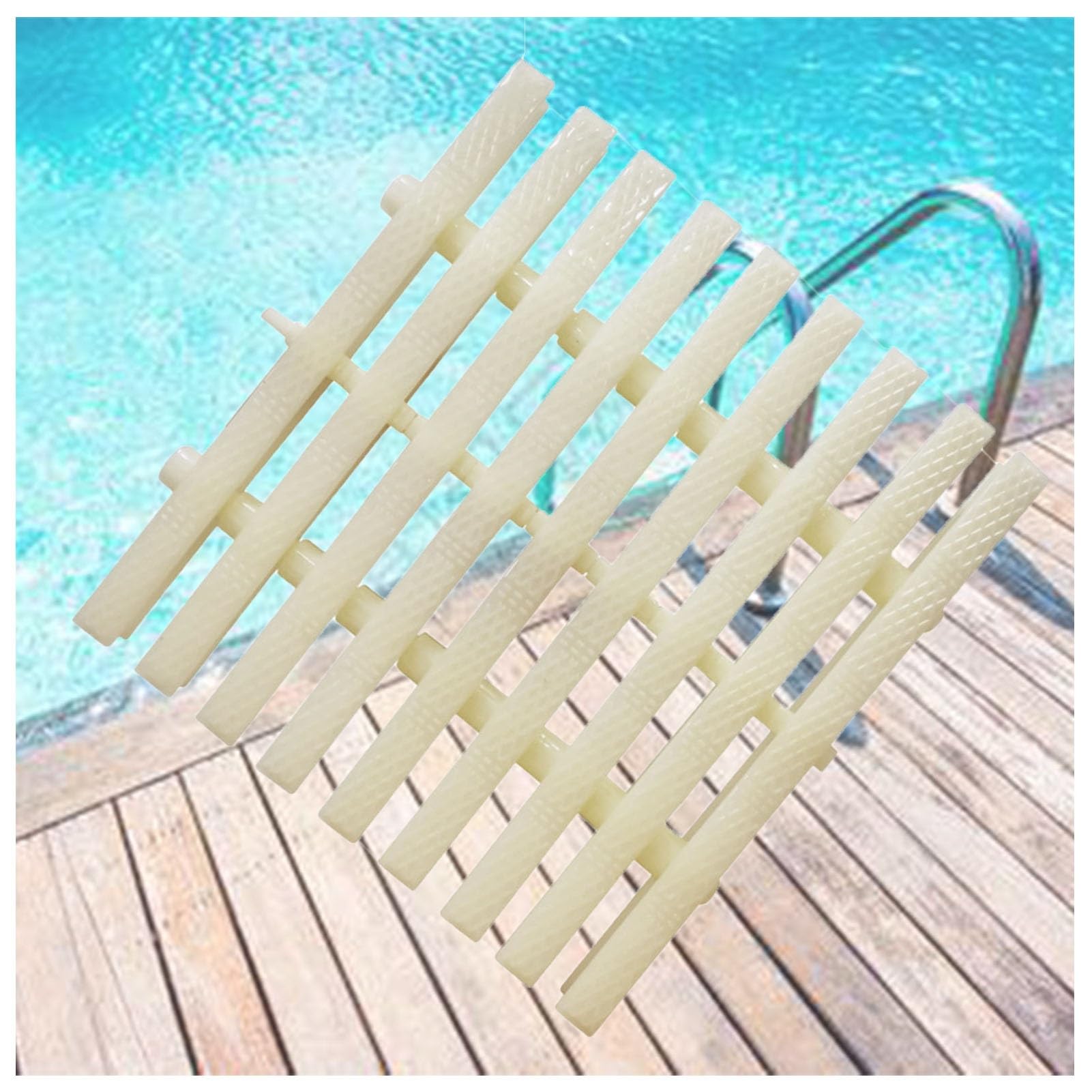Griglie per Piscine, griglia di Scarico Flessibile a 360° - 2 canali di Scarico componibili per Piscine, terrazze Esterne, bagni e cucine - Dimensioni 18x100 cm, Ideali per Una Gestione effi