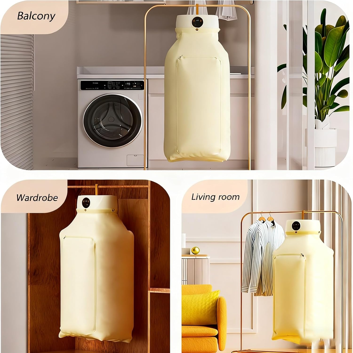 Portable Automatic Wireless Steam Iron And Clothes Dryer, 2-in-1 Vertical Garment Steamer With Remote Control, For Travel & Apartments