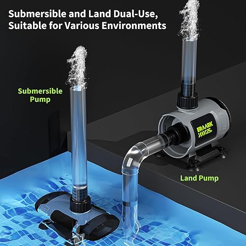 Miniatura 6 de Bomba de agua sumergible de 650 GPH de 25 W, bomba de fuente pequeña ultra silenciosa con caja de control que puede controlar el flujo de agua y