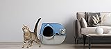 Omega Paw Premium Roll 'n Clean - Caja de Arena Grande, Gato, Azul peral (PR-RA20-1) - 4