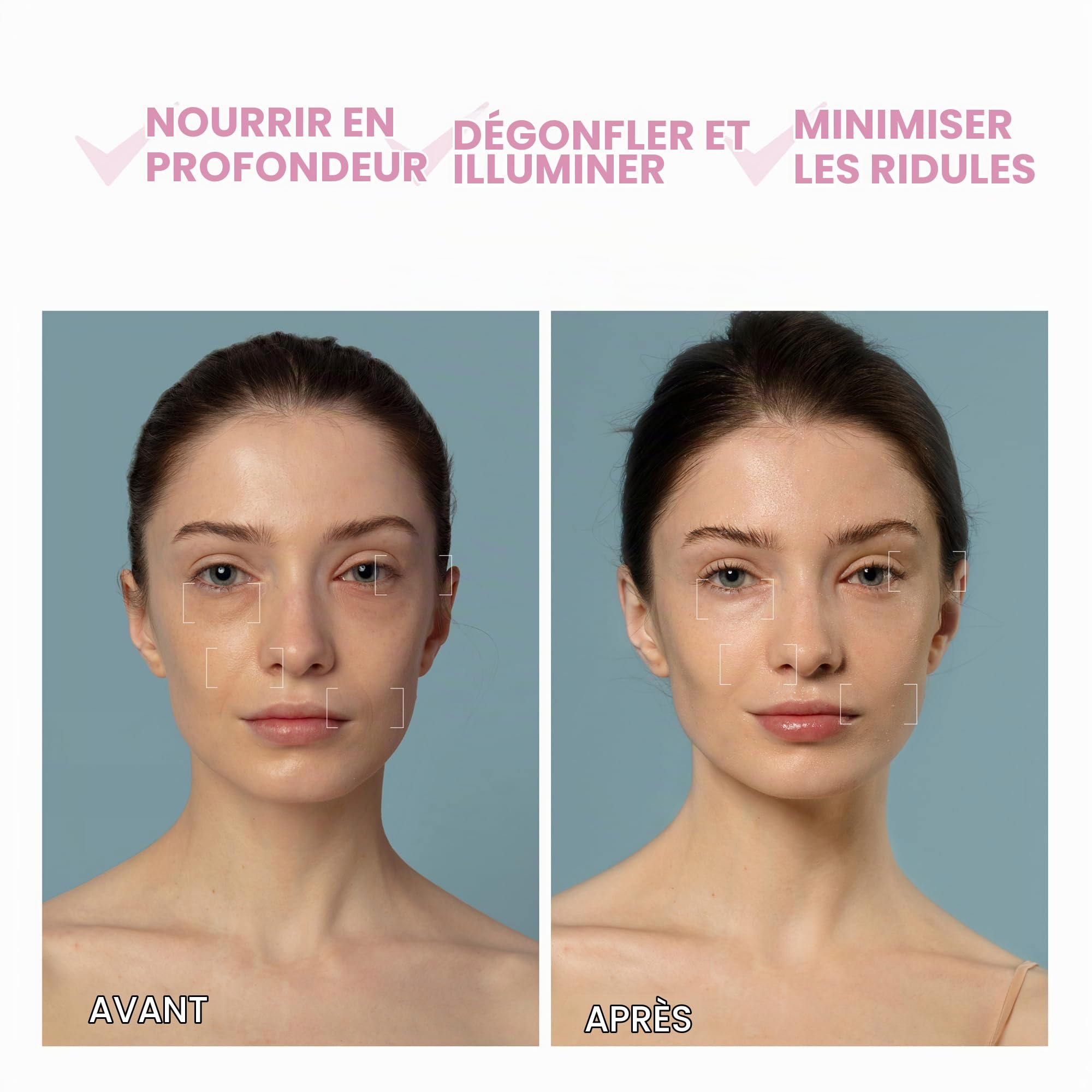 UFO 3 masque hydratant visage profond - Spa visage 5 en 1 - Luminothérapie lumière rouge, thermothérapie, cryothérapie, massage visage T-Sonic, anti-âge - Masque visage infuseur de soins - Pearl Pink