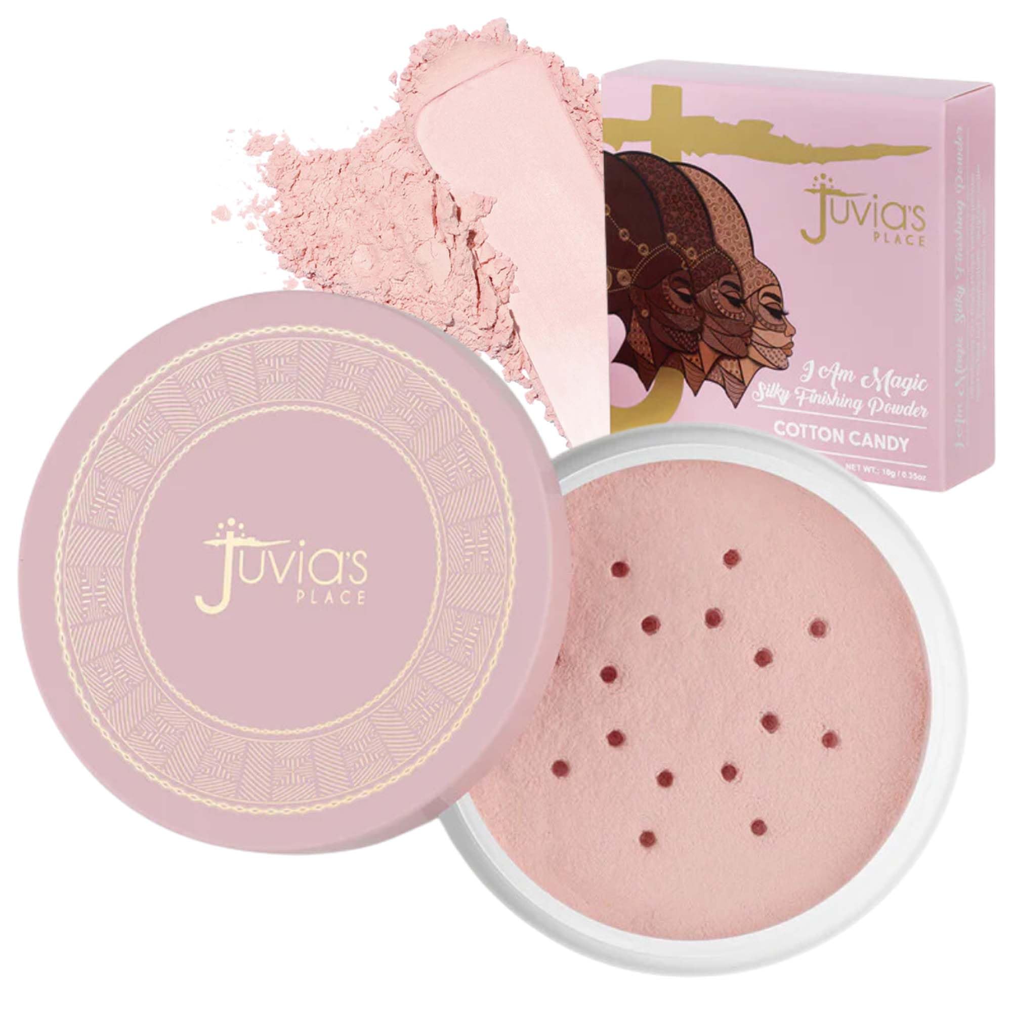 Juvia's Place I Am Magic Silky Finishing Powder, Cotton Candy - Face Powder Cotton Candy 0.35 Ounce (Pack of 1)