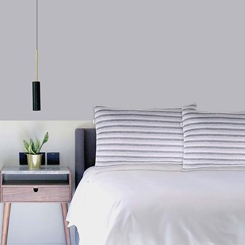 Miniatura 7 de Juego de 2 fundas de almohada refrescantes, tamaño King, con doble cara fría, absorben la humedad, con cremallera oculta, fundas de almohada