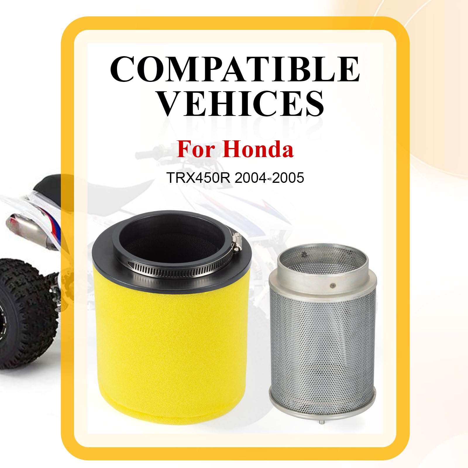 Amazon.com: Air Filter & Guide Cleaner Body for Honda TRX450R 2004
