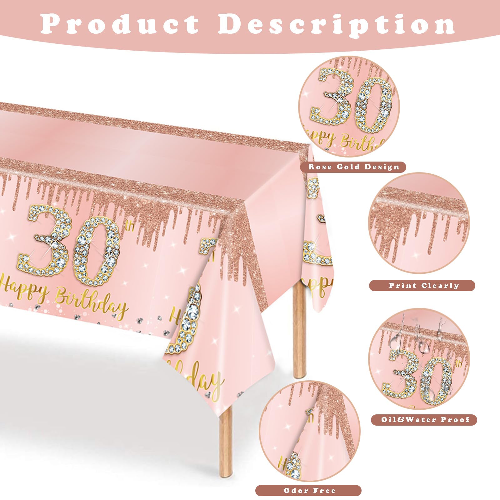 3 Tovaglie Axolotl Rosa Per Compleanno - Plastica Impermeabile, 274x137 Cm, Decorazioni Feste A Tema Rettili E Animali - 3