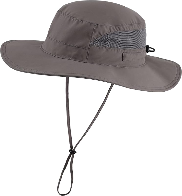 Sombrero de sol UPF 50+ para mujer, protección UV, ala ancha, sombrero de verano, playa, pesca, senderismo, al aire libre, sombreros de safari